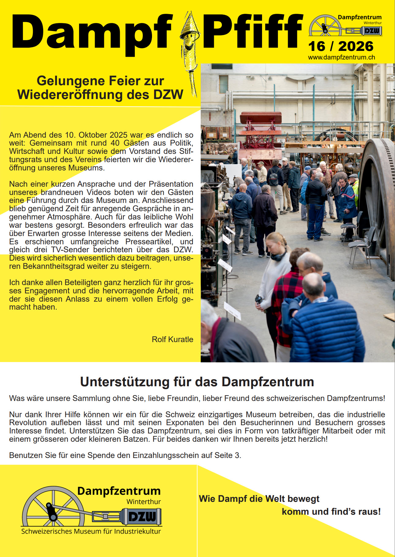 Dampf-Pfiff 16-2026